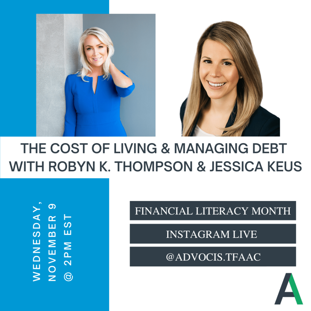 Financial Literacy Month - IG Live with Robyn K. Thompson & Jessica Keus