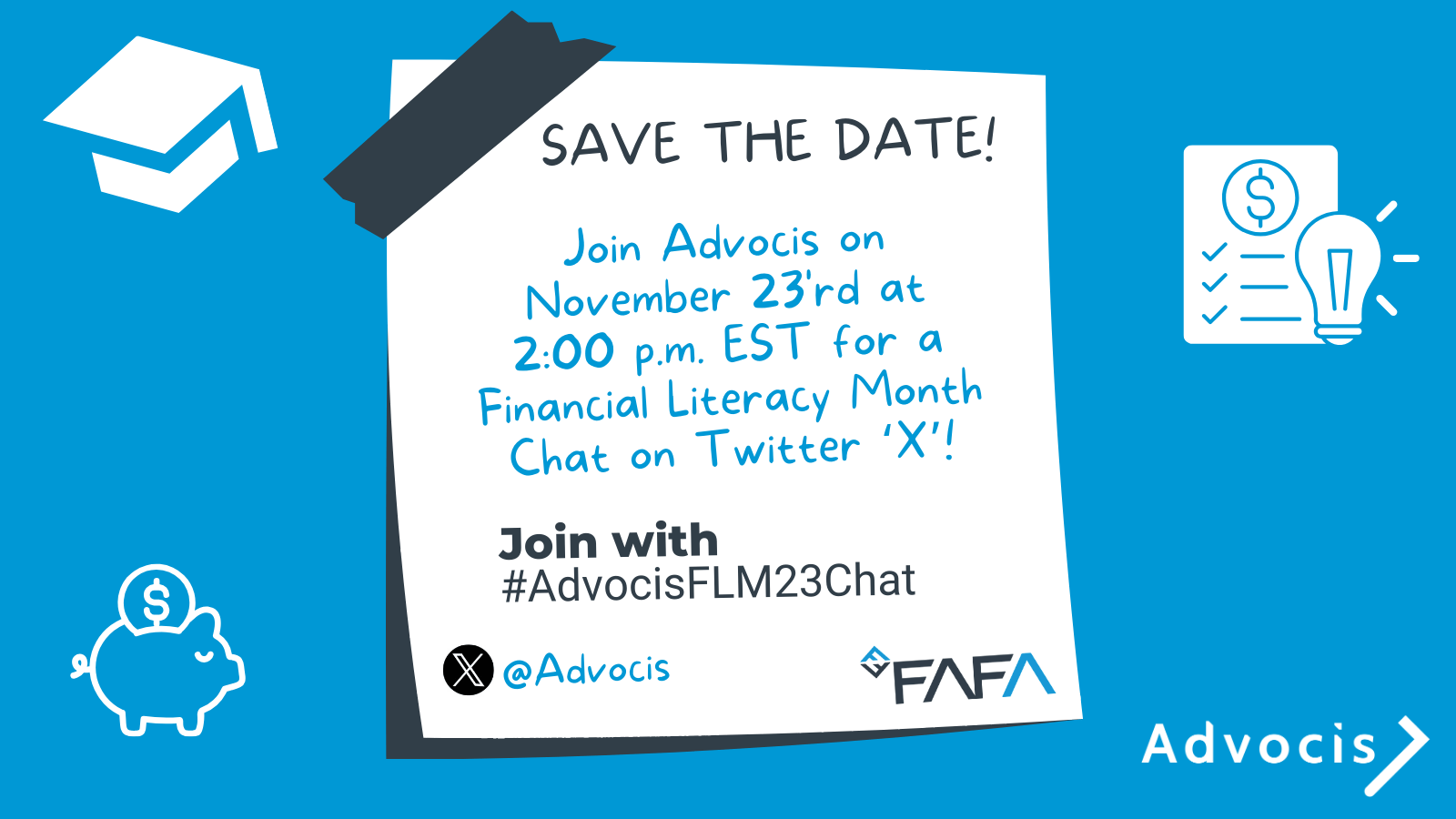 Advocis' Financial Literacy Month Chat